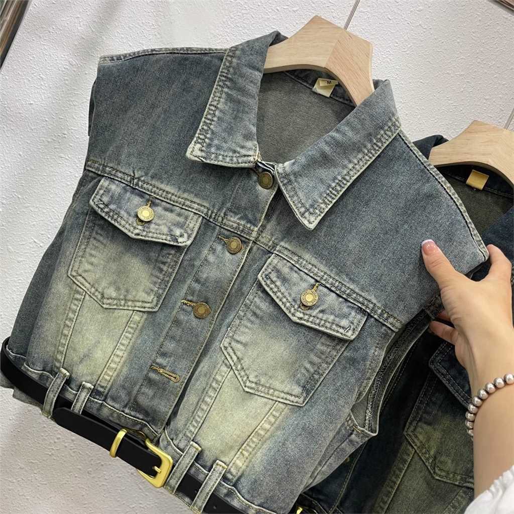 新品 19SS Y/PROJECT TOP COVERD DENIM VEST（Juice Wrld Denim Patch  