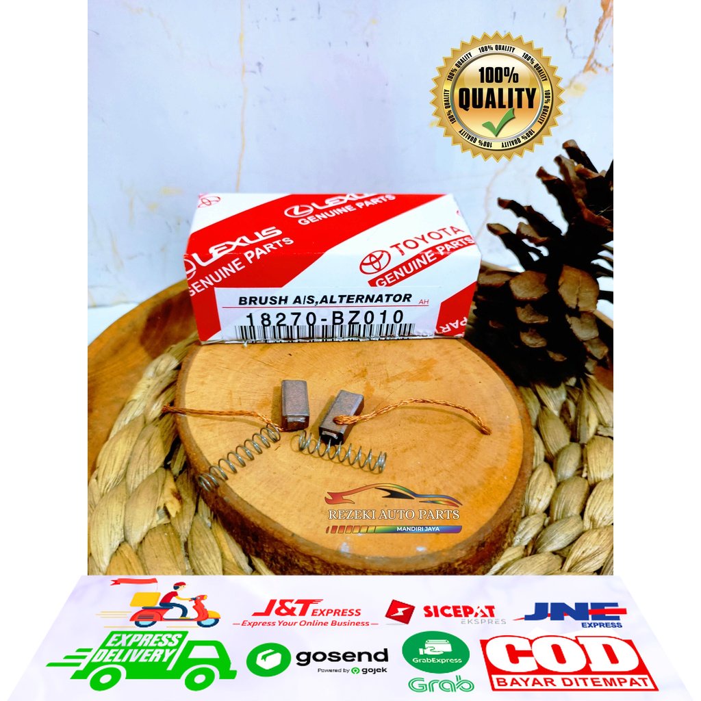 Jual ARANG COOL DINAMO PENGISIAN CARBON BRUSH ALTERNATOR AVANZA XENIA