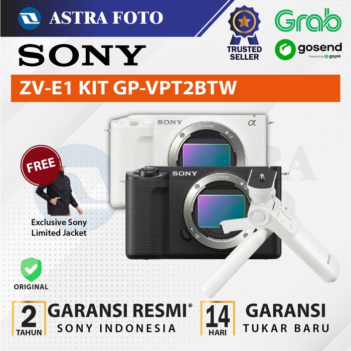 Sony ZV-E1 Body Only KIT Mirrorless Camera Sony ZVE1 ZVE ZV E1 RESMI  Body Only