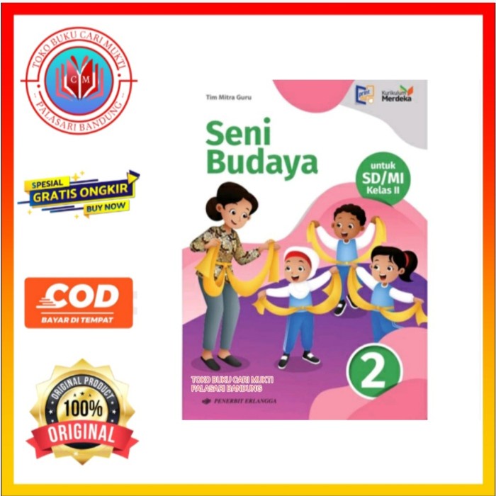 Jual Buku Seni Budaya Untuk Sd Mi Kelas Kurikulum Merdeka Shopee