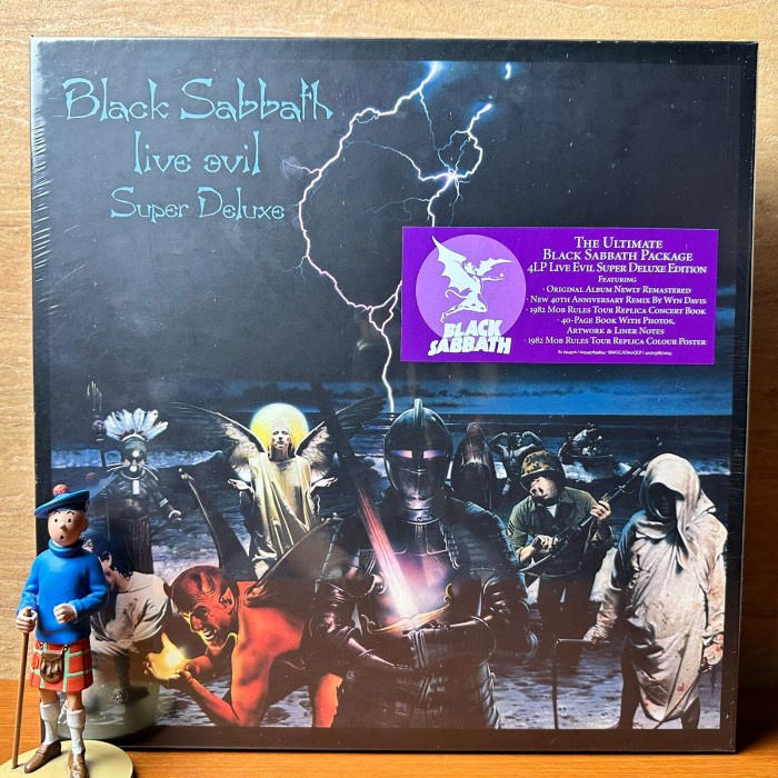 BLACK SABBATH / LIVE EVIL 輸入カセット 10/22(土)「METALレア盤CD