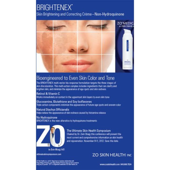 Jual ZO zein obagi Retinol Skin Brightener 1 50ml Shopee Indonesia