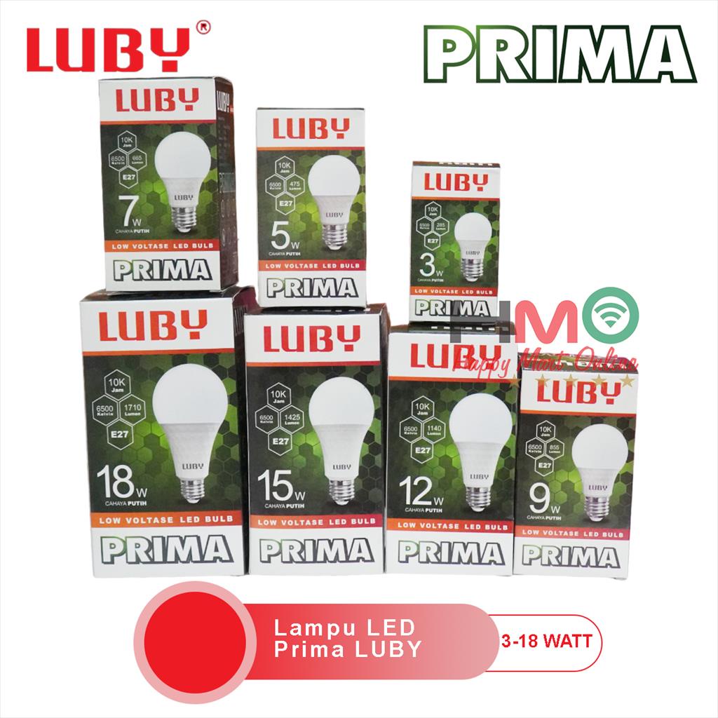 Jual Luby Lampu LED Prima Bohlam 18 Watt Cahaya Putih 18W Cool Day ...