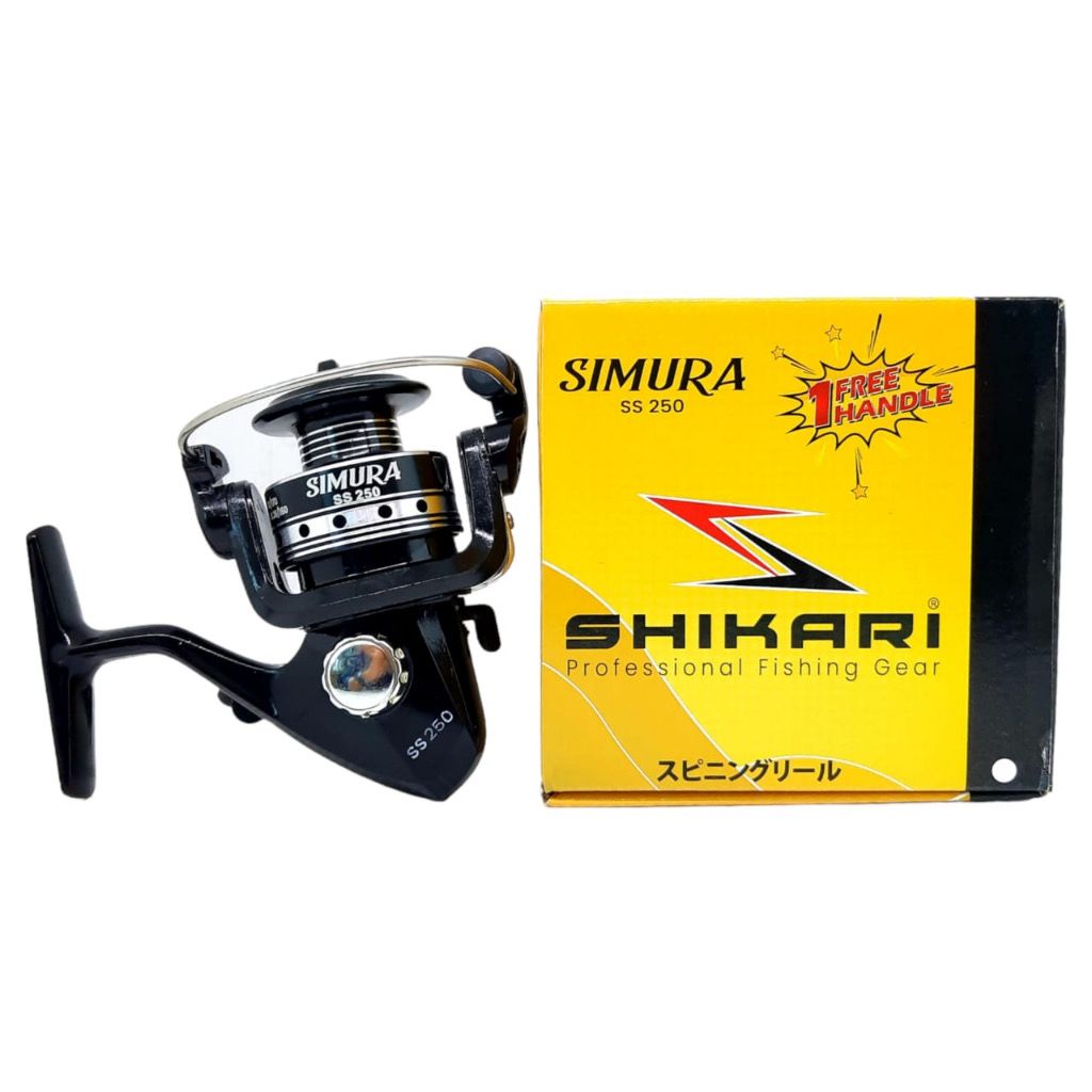 Jual Reel Shikari Simura Spin DS250/Fino Max Spin DF250 Double Handle ...