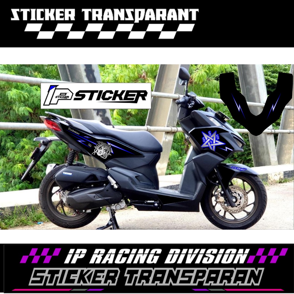 Jual STICKER STRIPING TRANSPARAN VARIO 160 MEDUSA STICKER TRANSPARANT ...