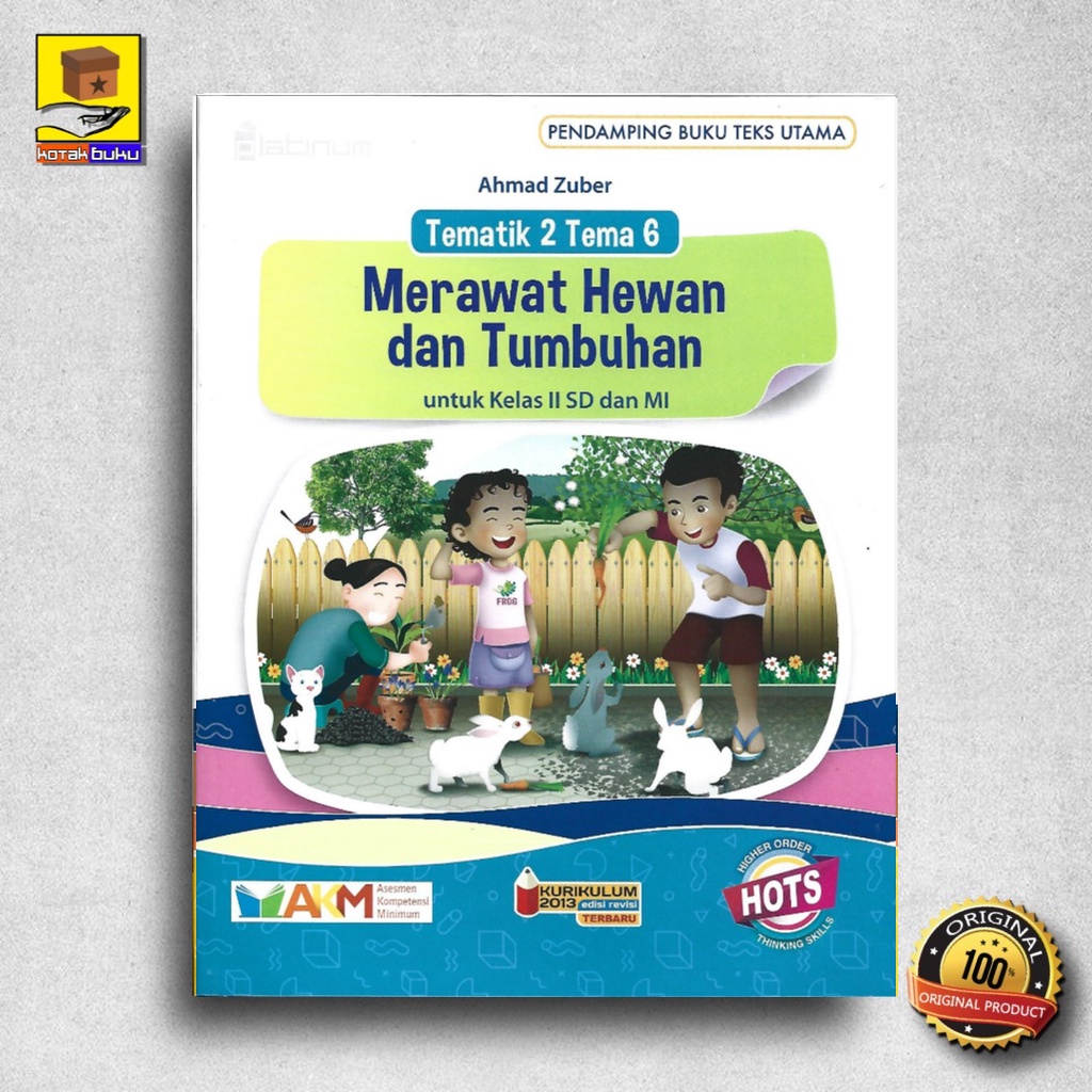 Jual BUKU TEMATIK SD KELAS 2 TEMA 1 2 3 4 5 6 7 8 AKM - HOTS PLATINUM ...