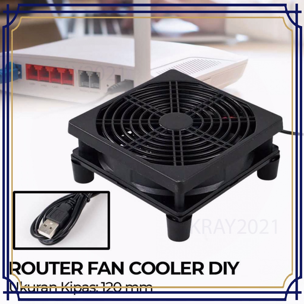 Jual Router CPU Fan Cooler Cooling Case DIY USB 120mm - SX120 | Shopee ...