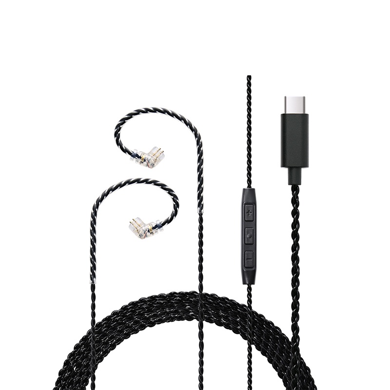 Jual JCALLY TC4S USB Type C Kabel Upgrade USB Tipe C for KZ Earphone ...