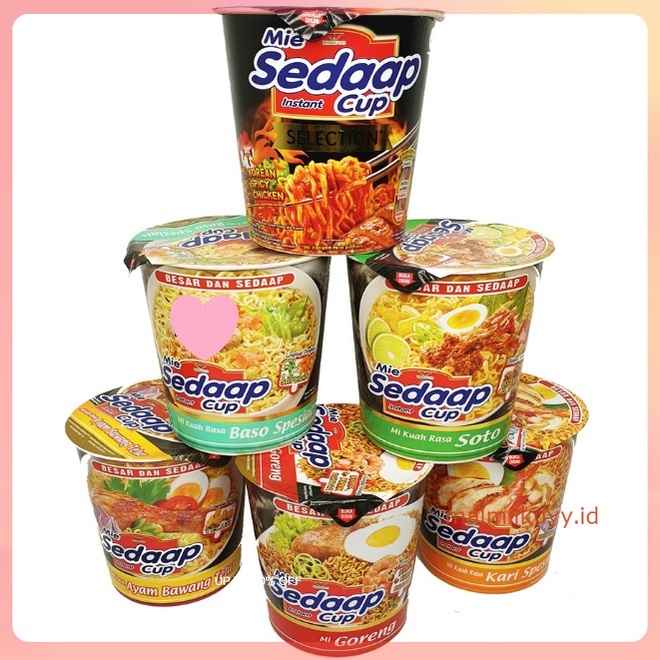 Jual MIE SEDAAP CUP RASA BASO BLEDUK RAWIT BINGIT GORENG KOREAN KUAH ...