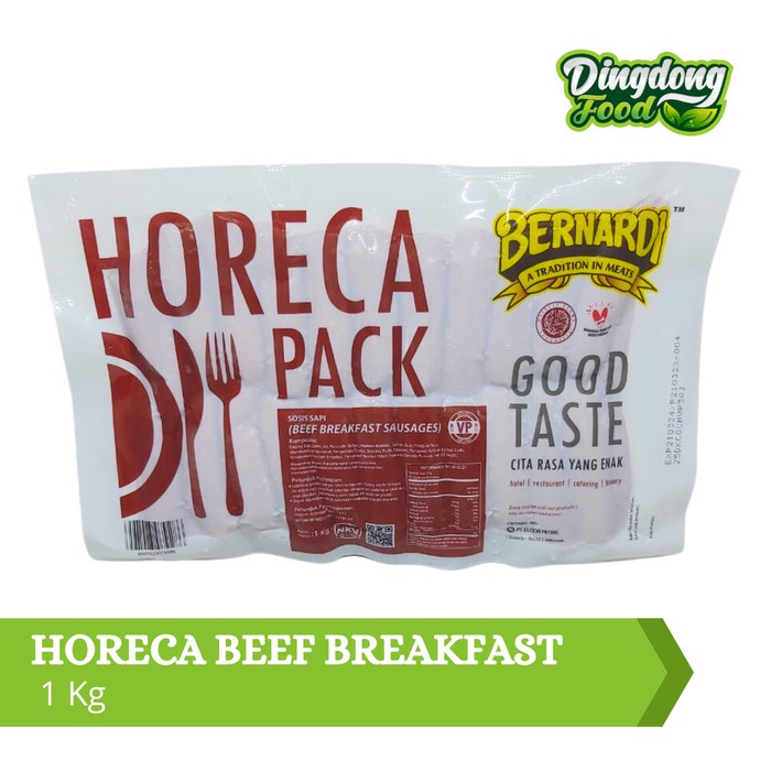 Jual Sosis Sapi Bernardi Horeca Pack Beef Breakfast Sausage 1 Kg