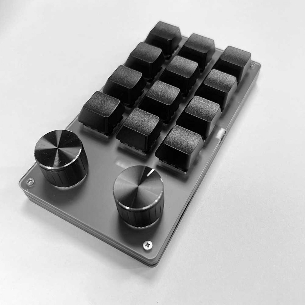 Jual Mechanical Keyboard 12 Key USB Gaming Shortcut with 2 Knob ...
