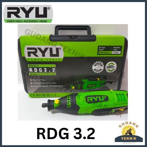 Jual RYU Mini Die Grinder RDG 3.2 Gerinda Mini Alat Tuner | Shopee ...