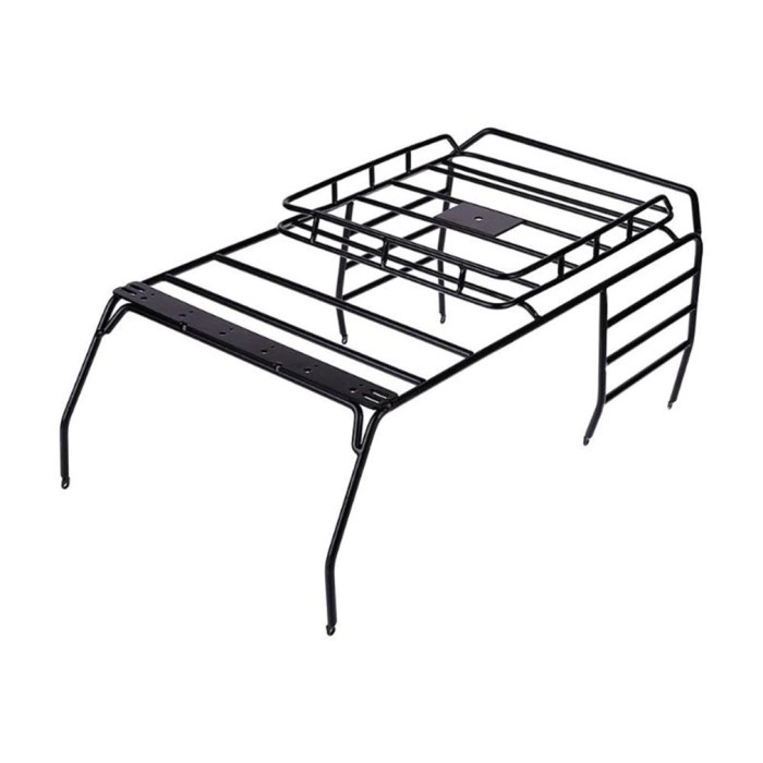 Jual Metal Roof Rack Roll Cage 1/10 RC WB 313mm Jeep Wrangler Rubicon
