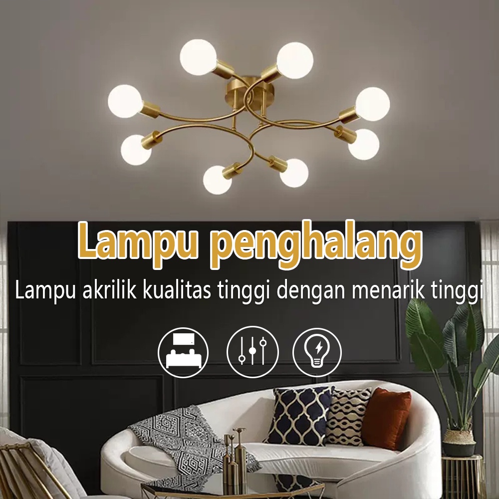 Jual Lampu Plafon Lampu Hias Rumah Ruang Tamu Kamar Minimalis Tempat
