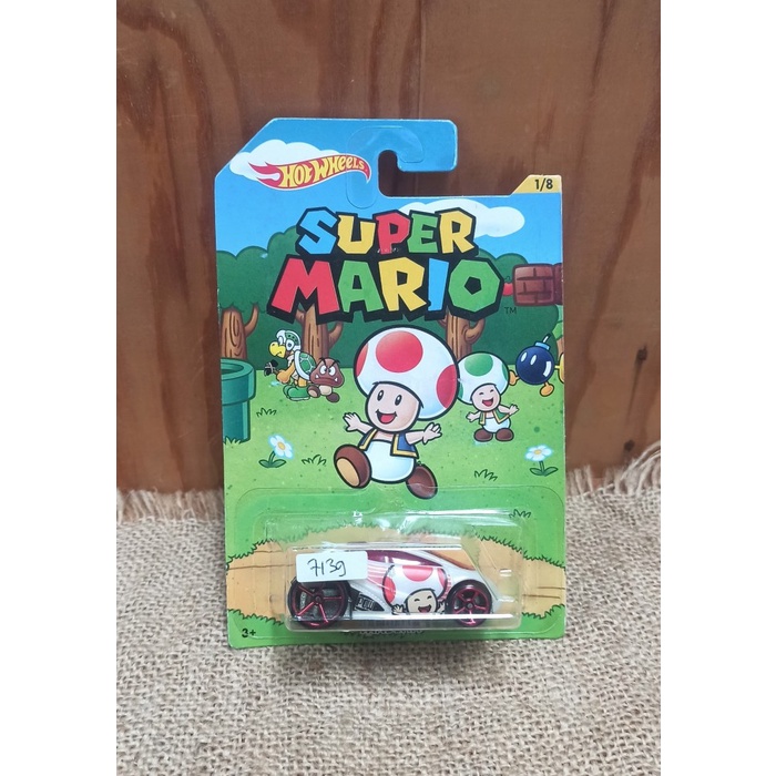 Jual Ars04 Hot Wheels Vandetta White Super Mario Bros Series 2016 18 R1 Shopee Indonesia 9671