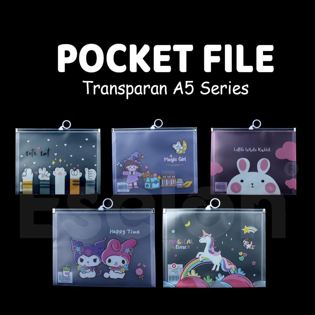 Jual Pocket File Fancy A5 Karakter / Map Zipper A5 Karakter | Shopee ...