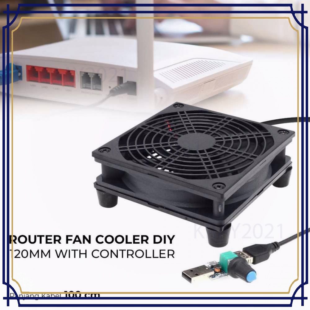 Jual Router CPU Fan Cooler DIY USB 120mm with Controller - SX120 ...