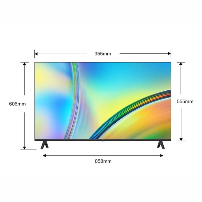 Jual TCL LED 43 43S5400A / S5400A Frameless Full HD HDR TV with Android ...
