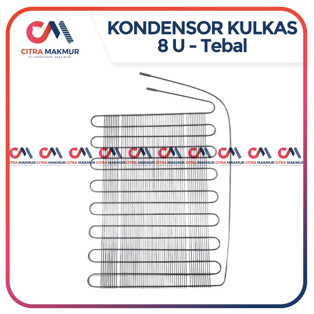 Jual Kondensor Kulkas 1 2 Pintu 8U 8 U Kawat Tebal Freezer Aqua LG ...