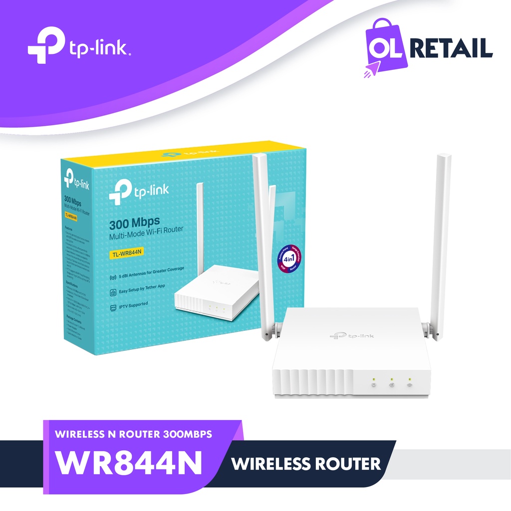 ROUTER TP LINK TLWR844N 2 ANTENAS MULTIMODE