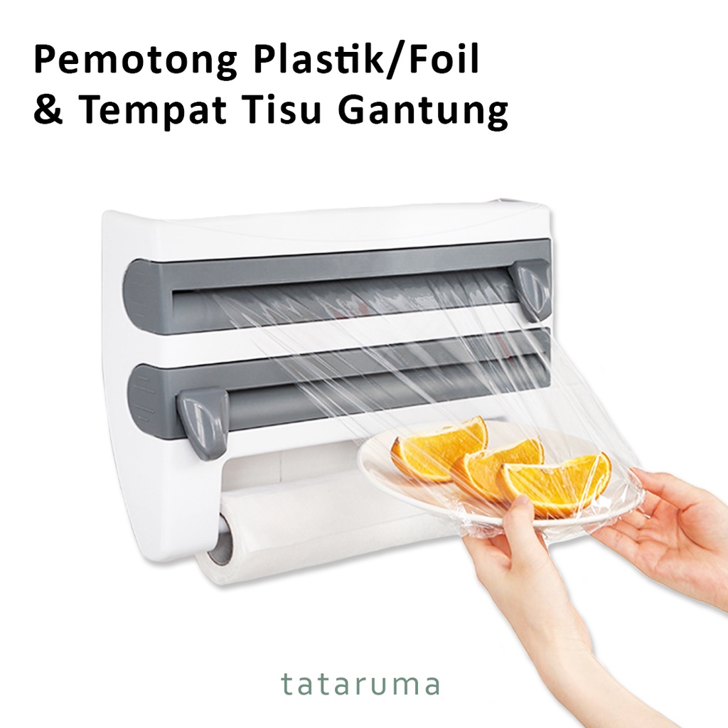 Jual TATARUMA Shiba Dispenser Cling Wrap/Foil/Baking Paper Rak