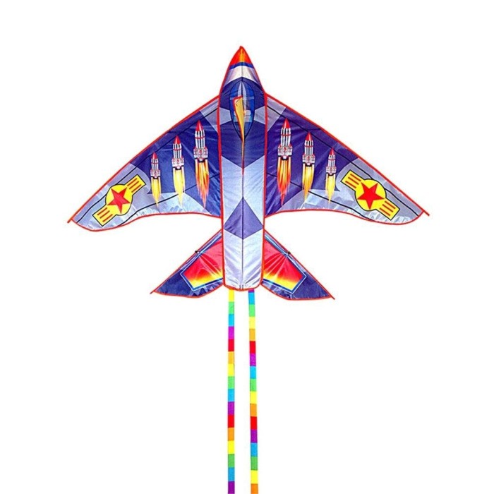 Jual Layangan Pesawat / Layang Layang Jet Sukhoi Jumbo - Biru Tua ...