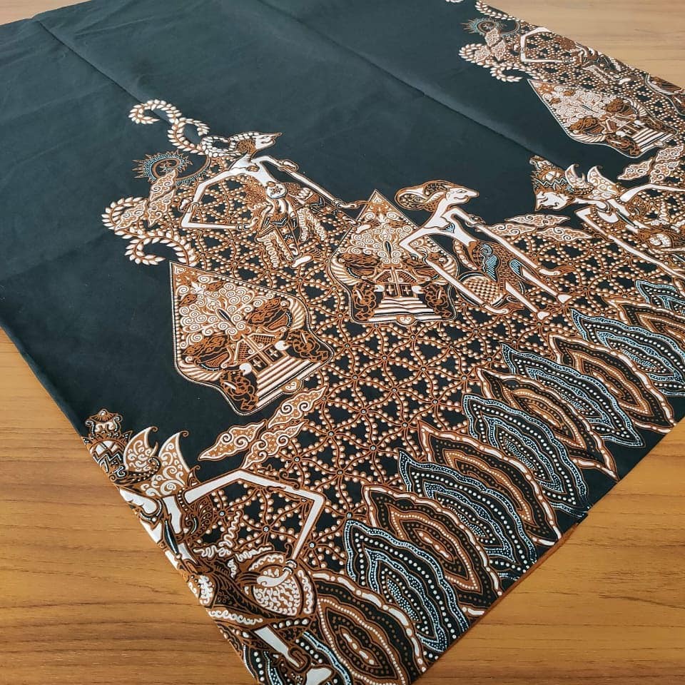 Jual Kain Batik SOLO wayang roda akar | Shopee Indonesia