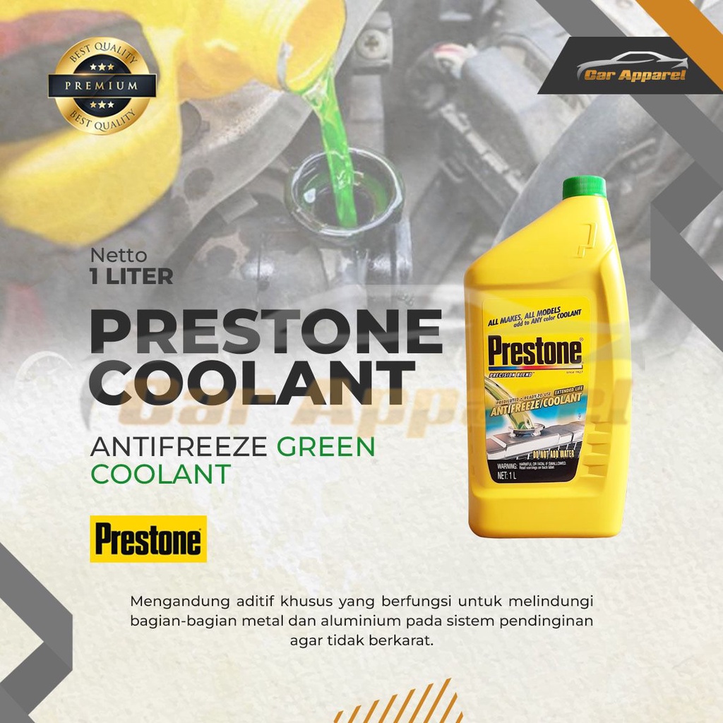 Jual Air Radiator Coolant Prestone Green Antifreeze 1L Original