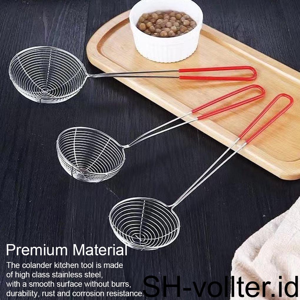 Jual Saringan Kawat Stainless Steel Alat Dapur Tepung Minyak Colander