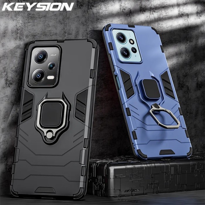 Jual CASE XIAOMI REDMI NOTE 12 PRO 5G RUGGED ARMOR ROBOT STANDING IRING ...