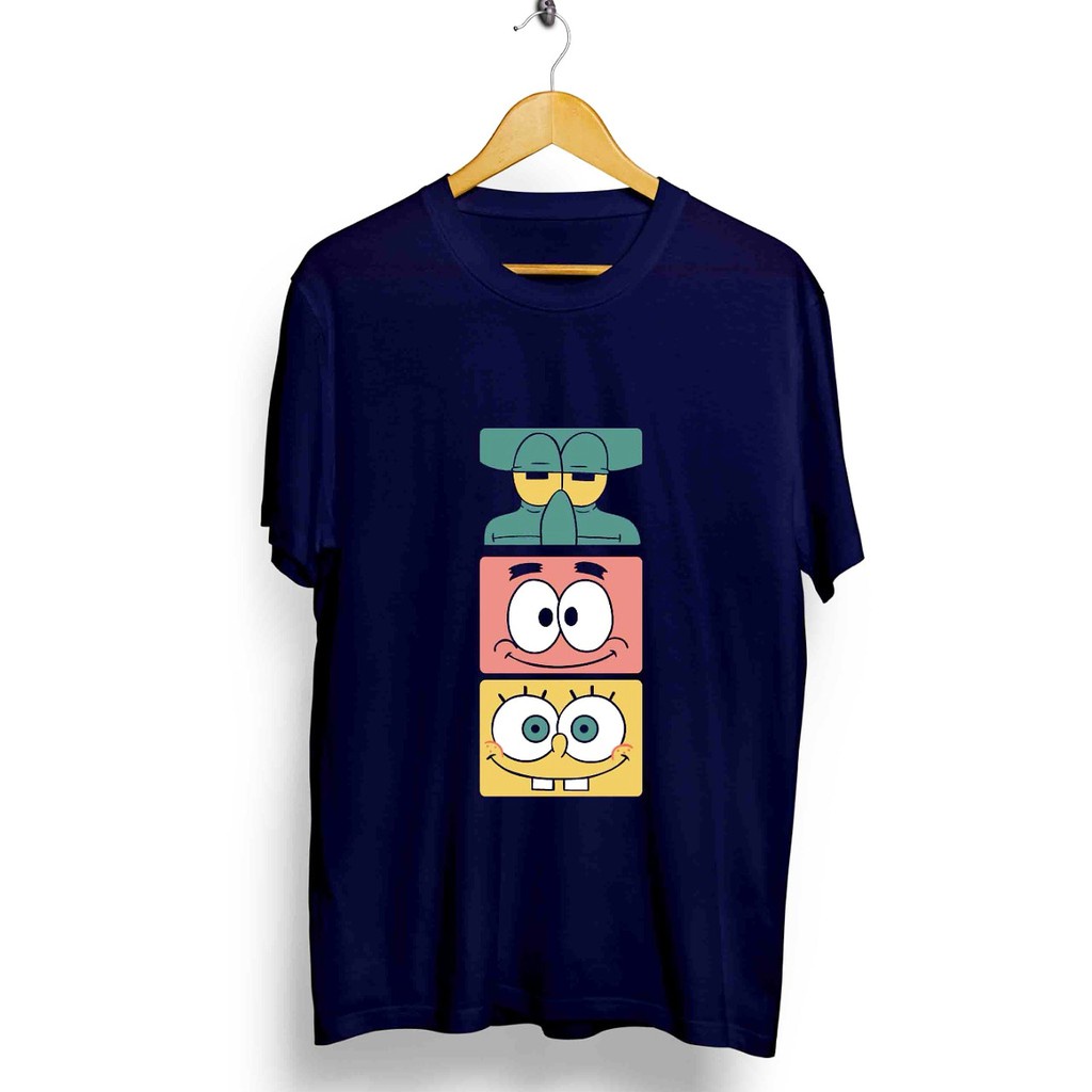 Jual Baju Kaos Squidward Patrick Spongebob / Kaos Pria | Shopee Indonesia