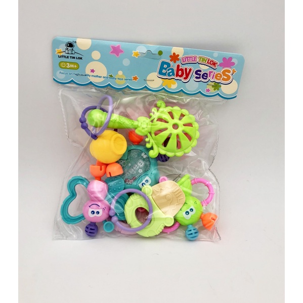 Jual Gaudi 11 Pcs Mainan Shake Teether Kids Toys Mainan Perkembangan