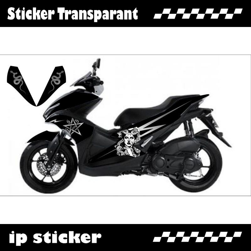 Jual STRIPPING COSTUM YAMAHA AEROX OLD 155 SUNMOON MEDUSA COPY ...