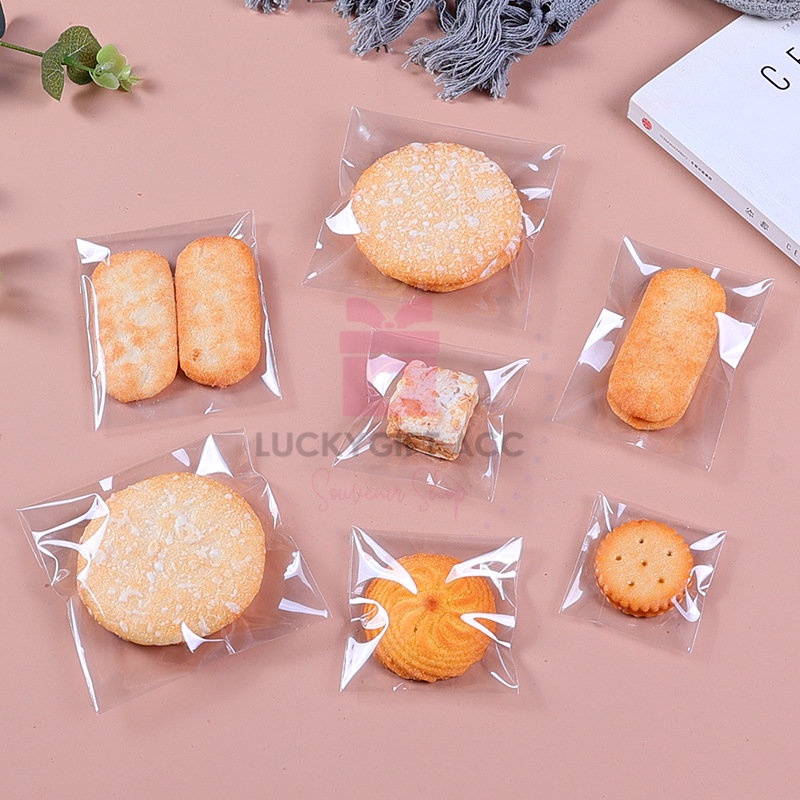 Jual PLASTIK COOKIES BENING 7X7 10X10 PLASTIK PAKING KUE BENING CLEAR