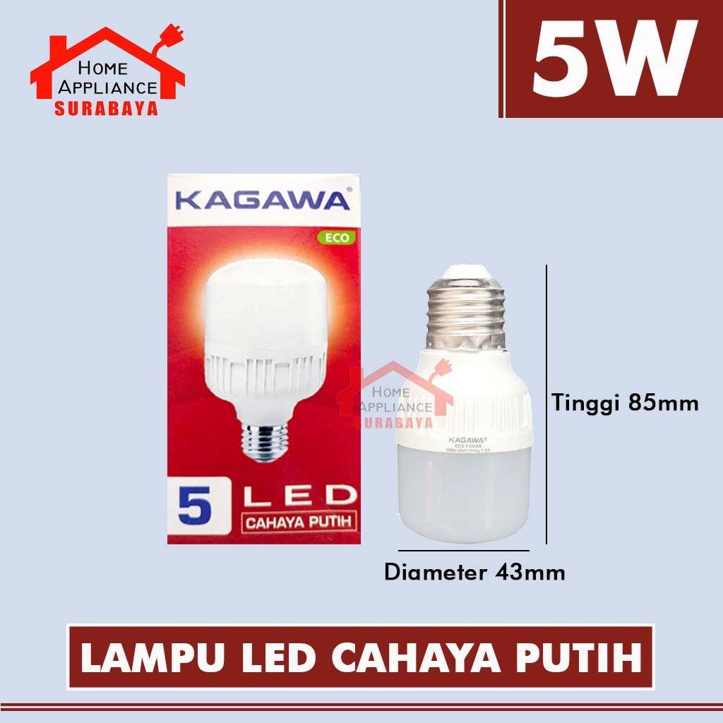 Jual Kagawa Eco Lampu Led Bulb Capsul Kapsul Watt Cahaya Putih Shopee Indonesia