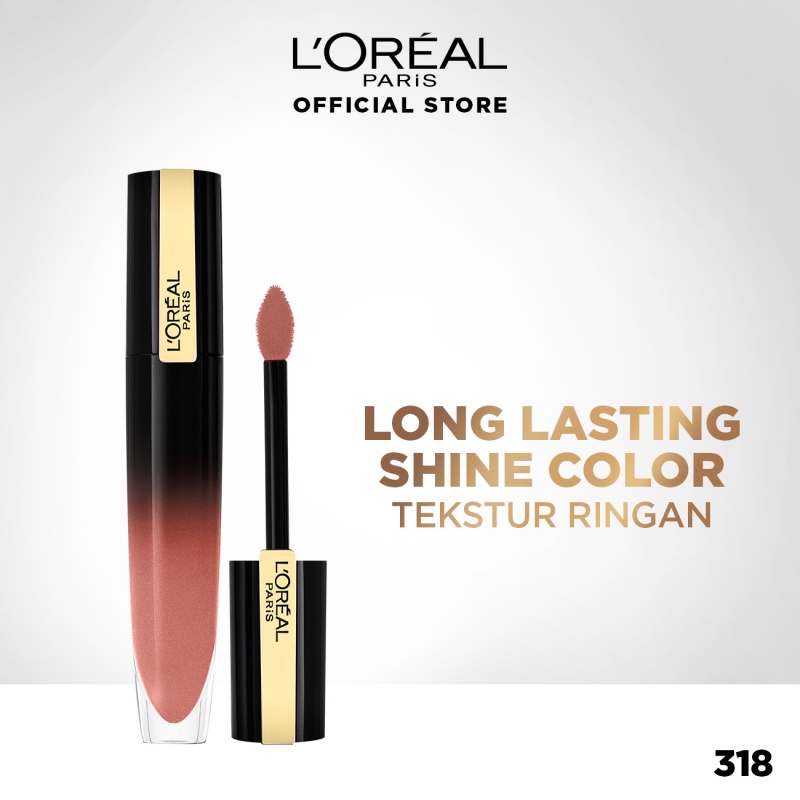 Jual L'Oreal Paris Brilliant Signature Glossy Lip Stain Liquid Lipstick