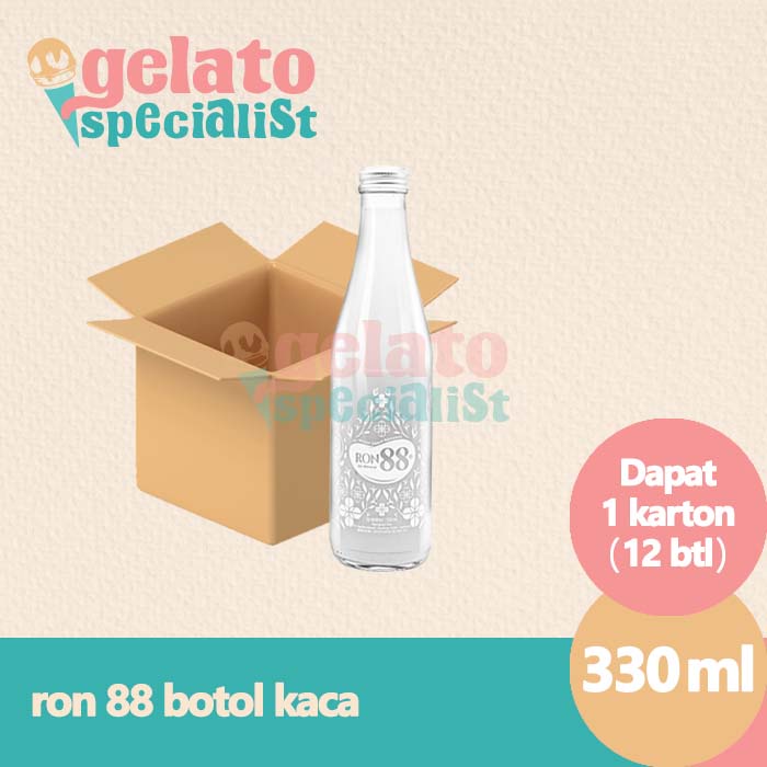 Jual Ron88 Air Mineral Kemasan Botol Kaca 330ml Paket 12 Pcs Shopee Indonesia 9497