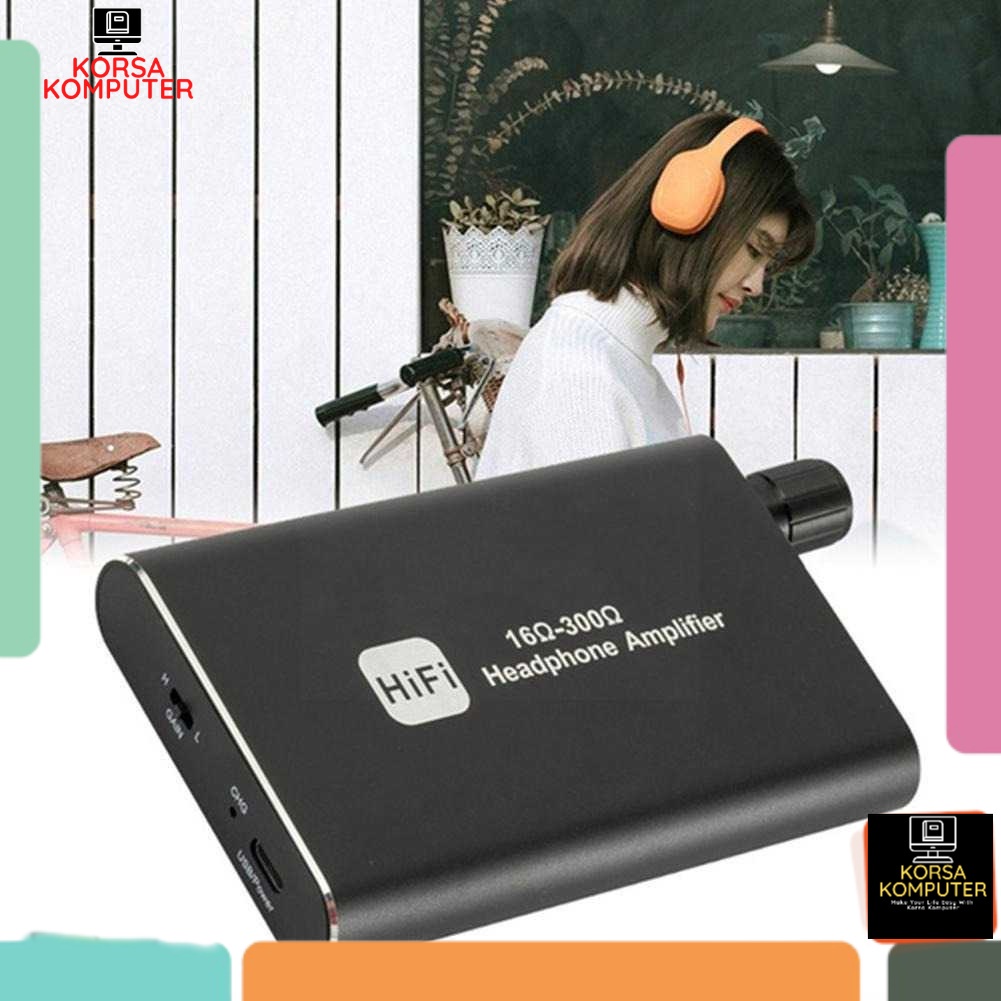 Jual Amplifier HiFi Portable Headphone 16-300 Ohm Ampli Untuk Headphone