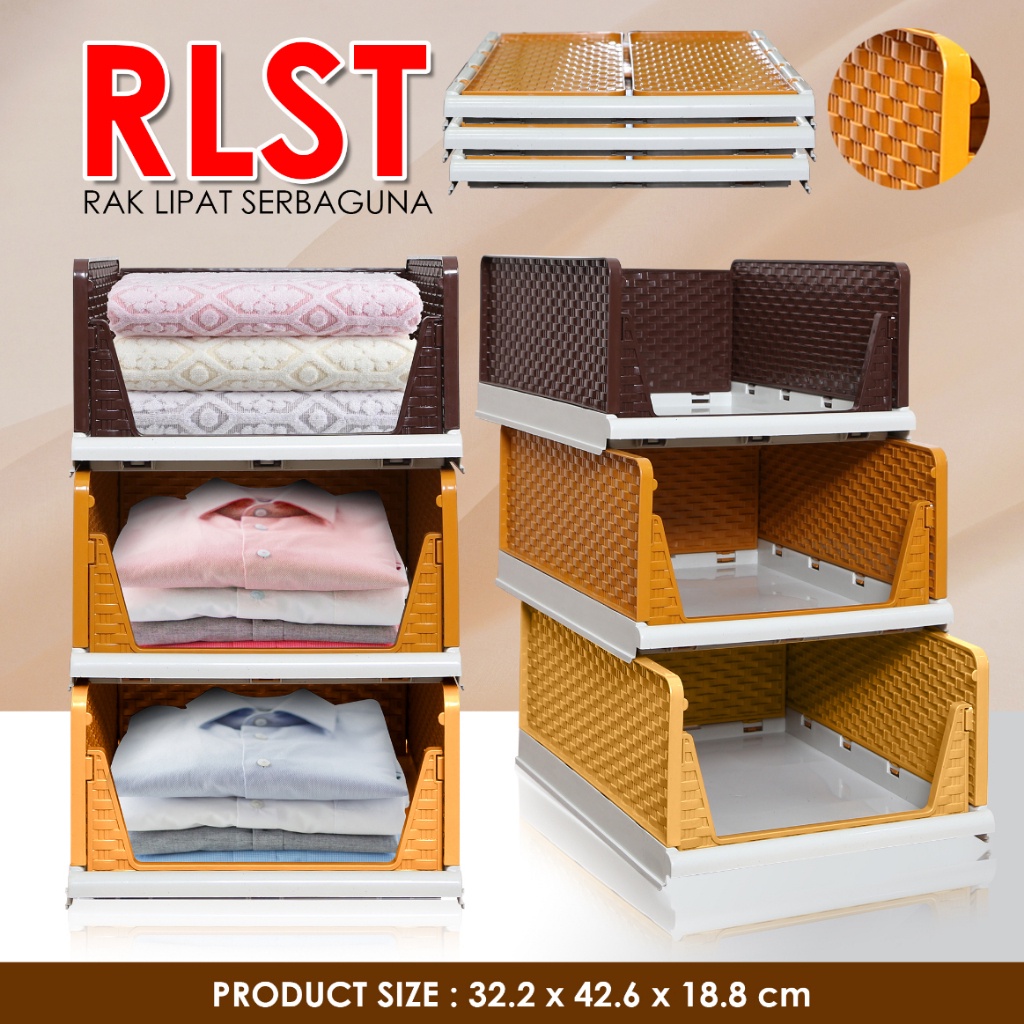 Jual Rak Lipat Serbaguna Organizer Meja Rak Susun Modular Perapih Meja ...