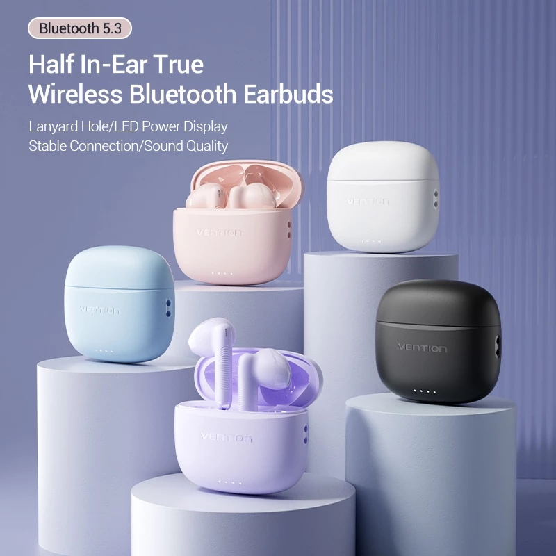 Vention TWS Headset Bluetooth Wireless Earphone Elf E03 Series
