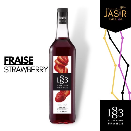 Jual 1883 Syrup Flavour Strawberry - Sirup rasa Strawberry 1L | Shopee ...