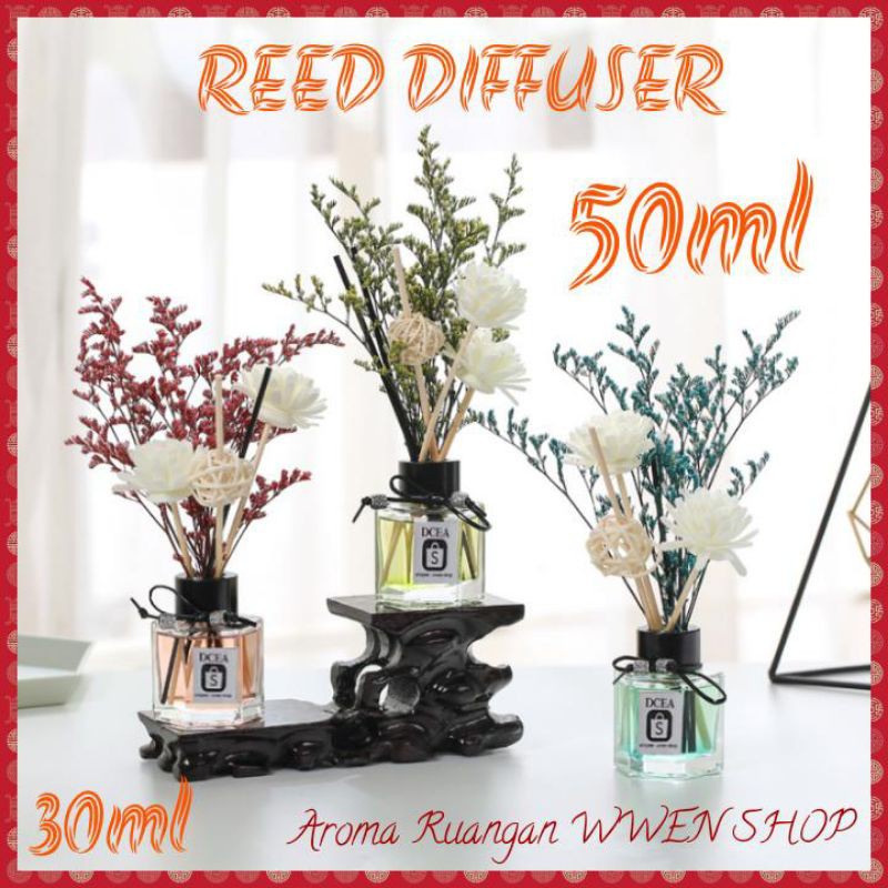 Product image Reed Diffuser Aromatherapy Bunga Difuser Aroma Pengharum Ruangan Pewangi Oil LOVER'S GRASS REFILL HAMPERS AROMATERAPI 1