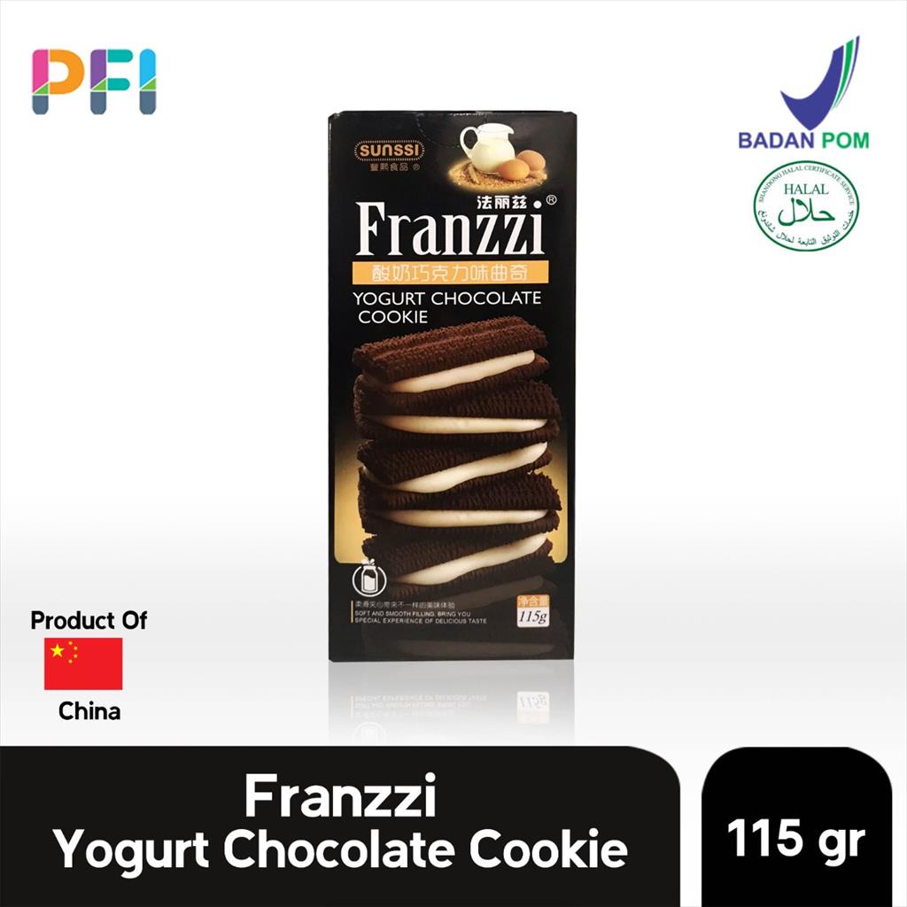 Jual Franzzi Yogurt Chocolate Cookie 115gr Box | Shopee Indonesia