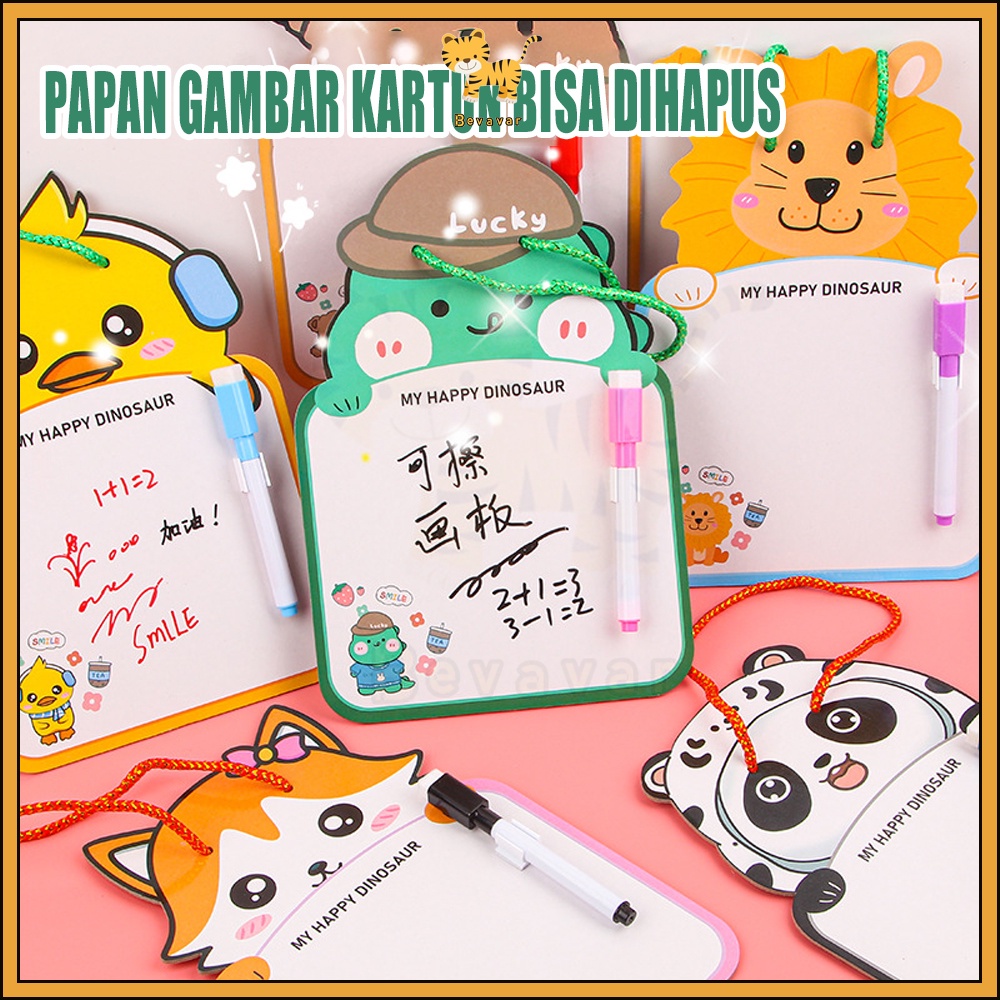 Jual ID Bevavar Whiteboard Papan Tulis Anak mengirim Erasable Marker