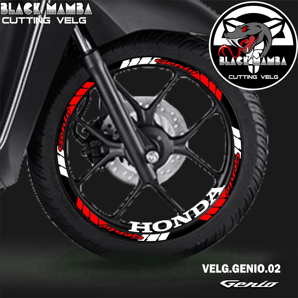 Jual Cod Cutting Sticker Velg Genio Stiker Lis List Variasi Ban