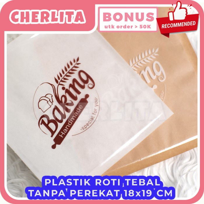 Jual Plastik Roti Toast Slice Bread Kantong Packaging Estetik Premium ...
