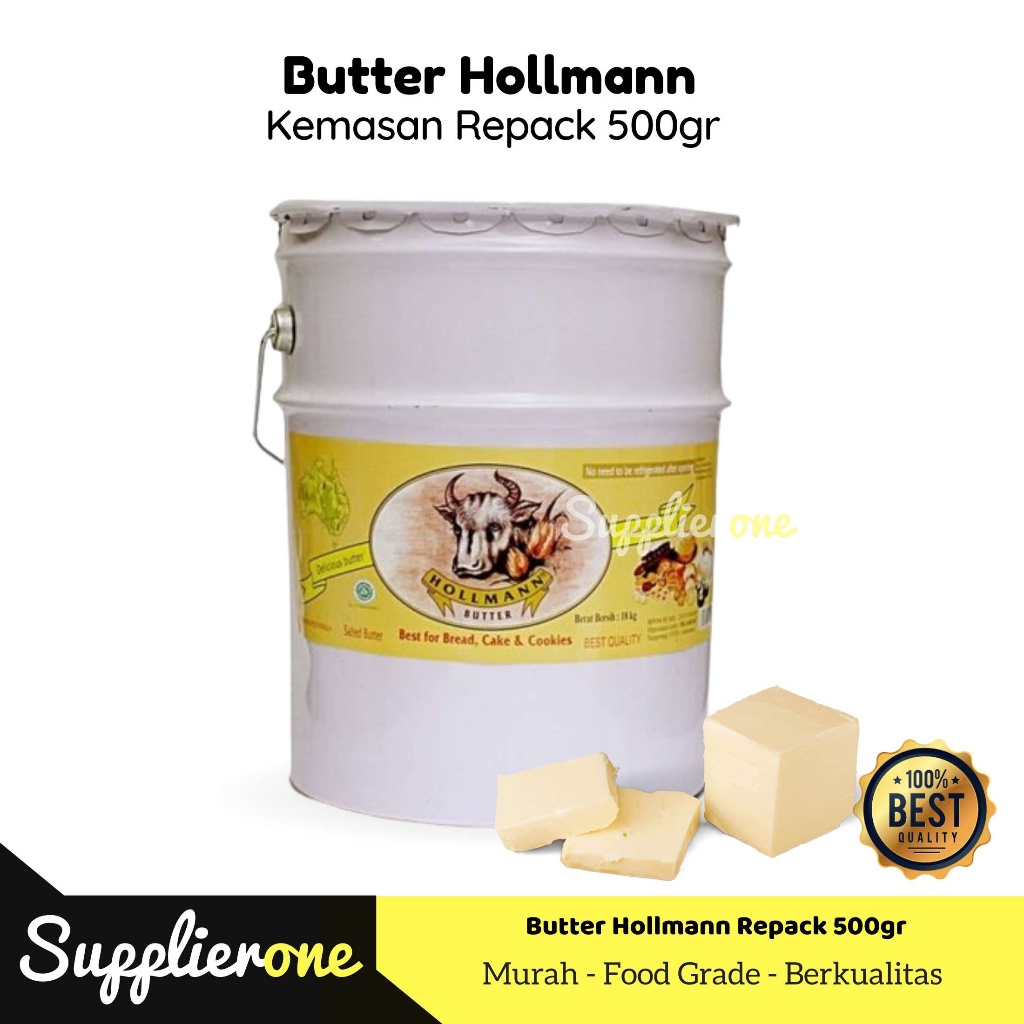 Jual Butter Hollman Repack 500gr / Butter Kemasan Repack / Butter