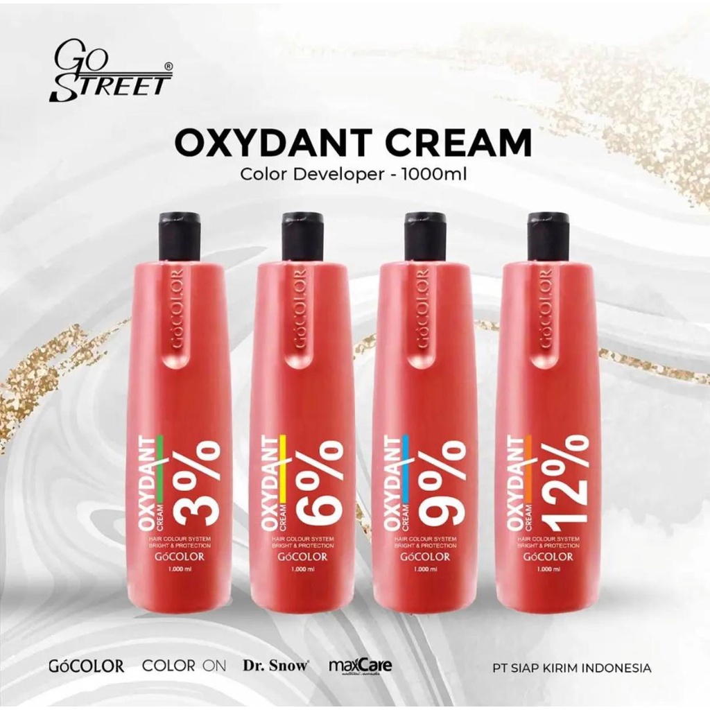 Jual Go Street oxydant developer cream1Kg - campuran warna bleaching ...