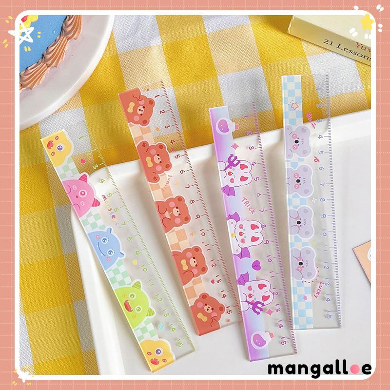Jual Lulus Penguasa Cute Student Portable Ruler Cartoon Pattern Office ...