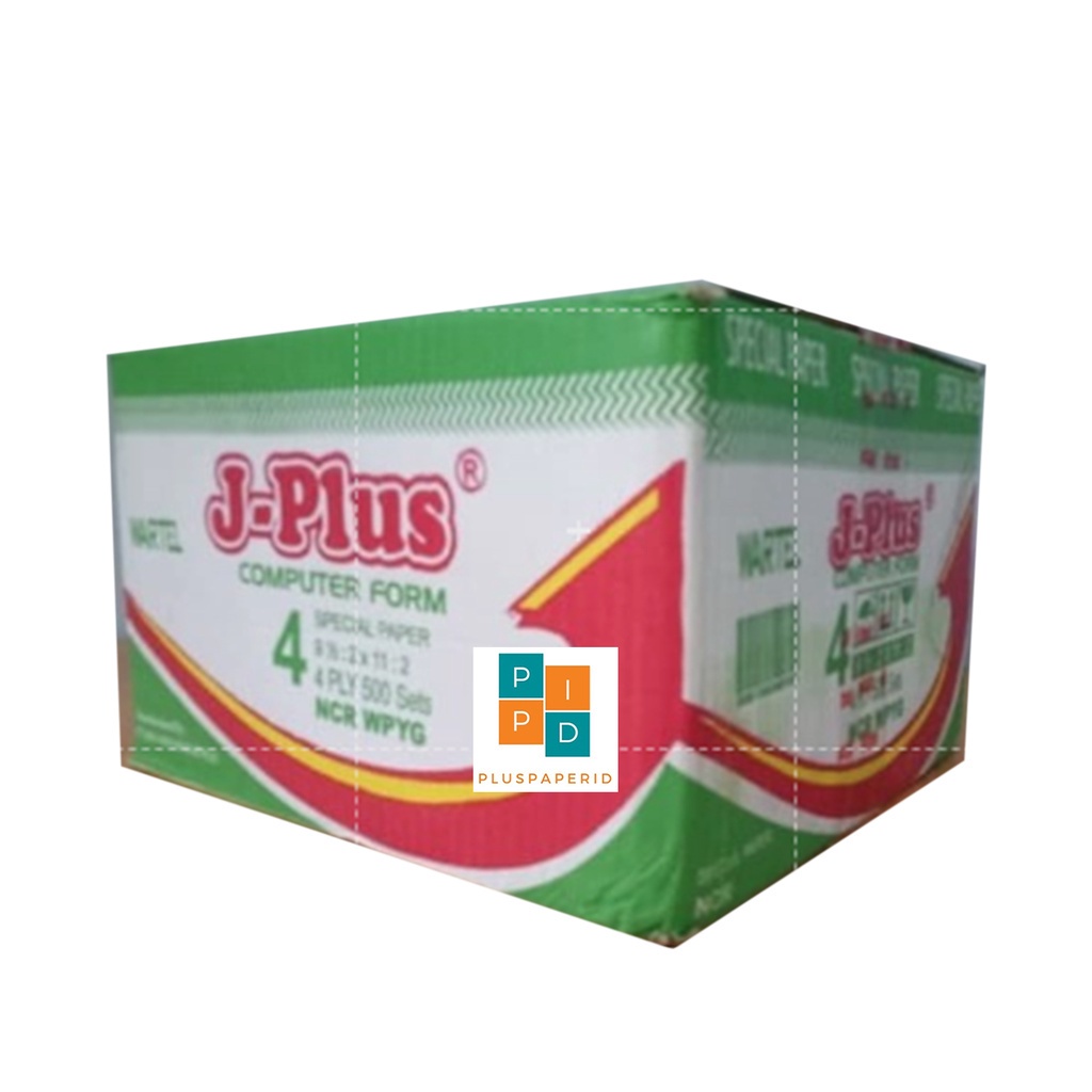 Jual J-PLUS Continous Form 91/2 x 11/2 4Ply/2 ( K4 Wartel Jplus ...